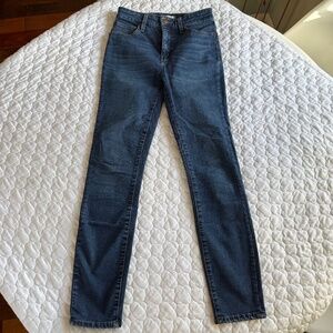 Madewell 'Curvy High-Rise Skinny' Dark Wash Jeans Size 25